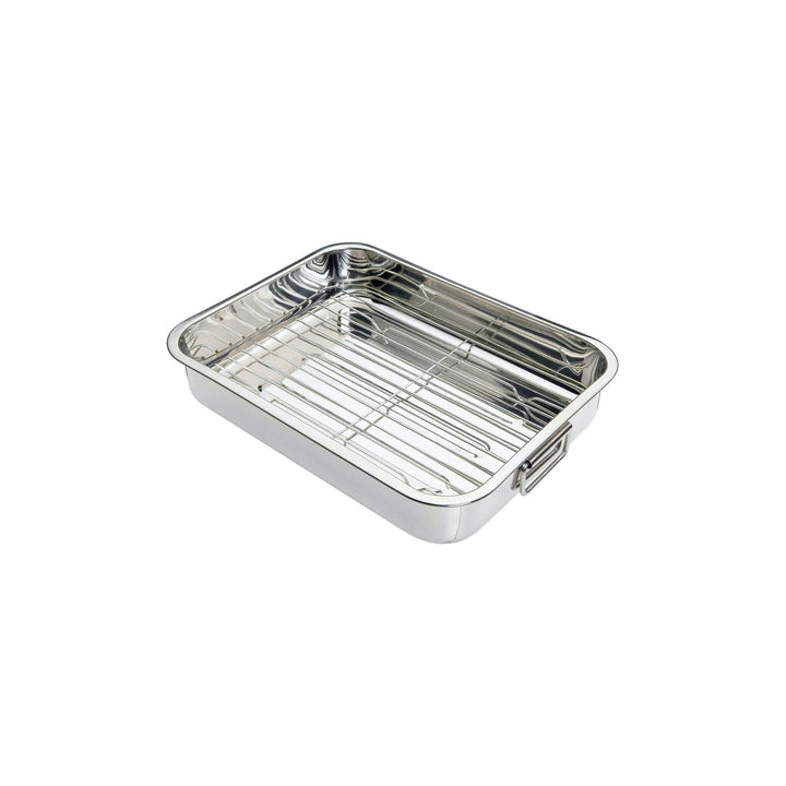 30cm Stainless Steel Roasting Dish + Rack