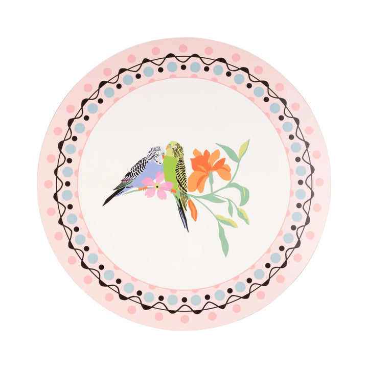 Paper Birds Round Placemats x4 Pack