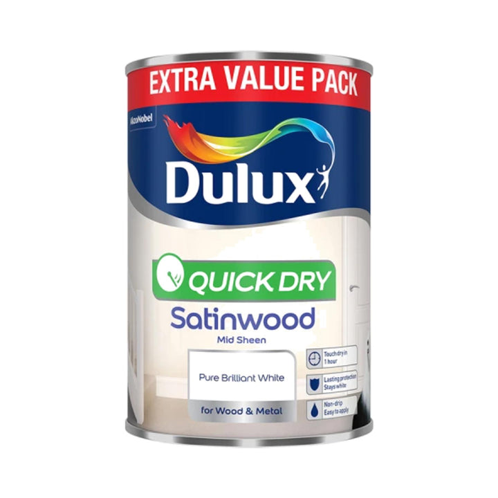 Quick Dry White Satinwood 1.25L