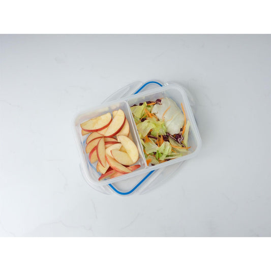 Clip Tight Divider Lunch Box Rectangular 1.2L