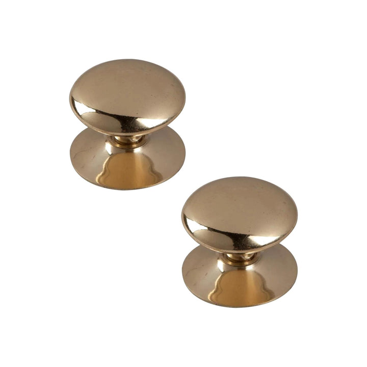 Victorian 32mm Cabinet Knobs Brass Twin Pack