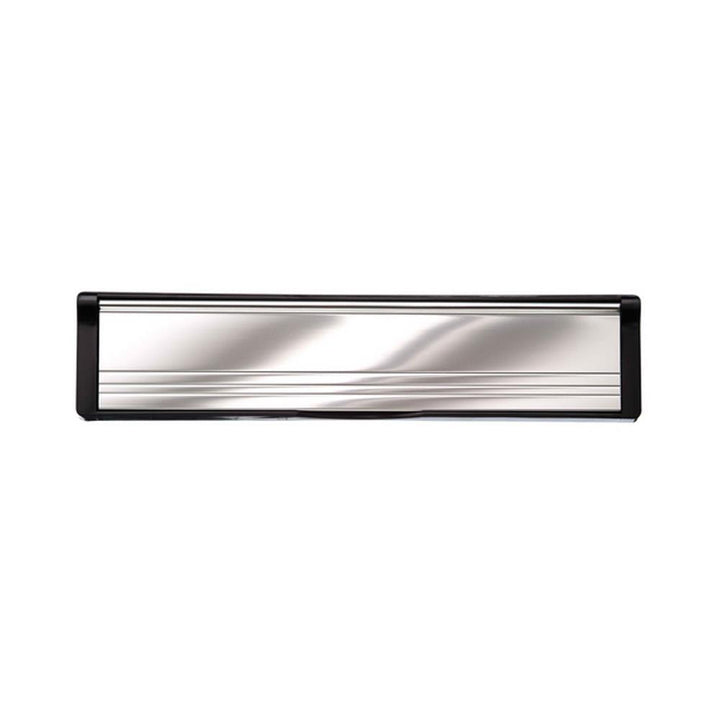 Silver 12in Letterplate Post Port 40-80mm