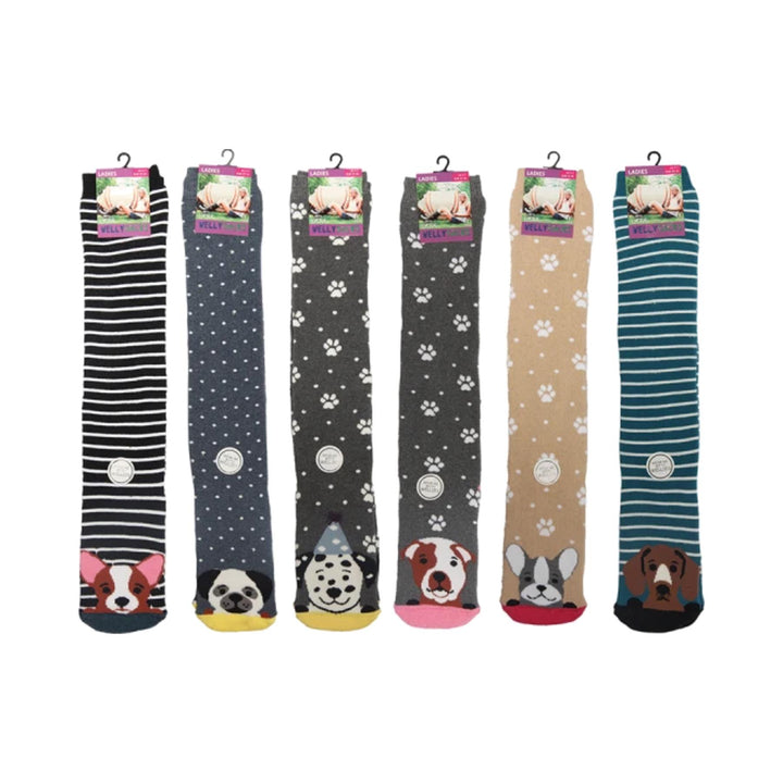 Party Dog Ladies Welly Boot Socks
