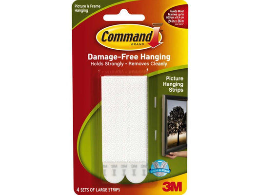 3M - Command Large Picture Hanging Strips Picture Hanging | Snape & Sons