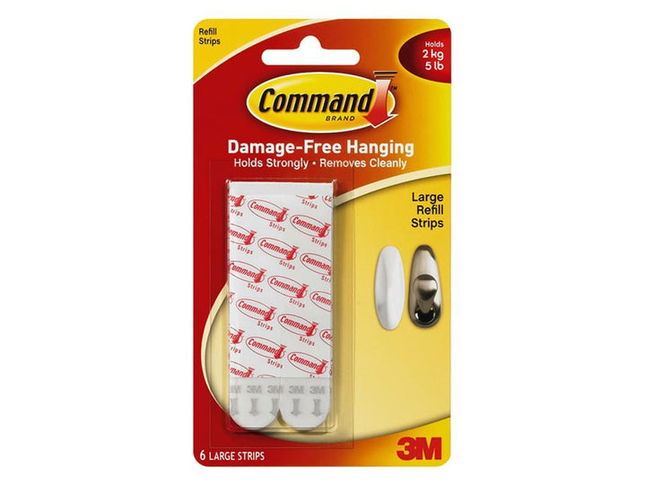 3M - Command Large Replacement Strips Picture Hanging | Snape & Sons