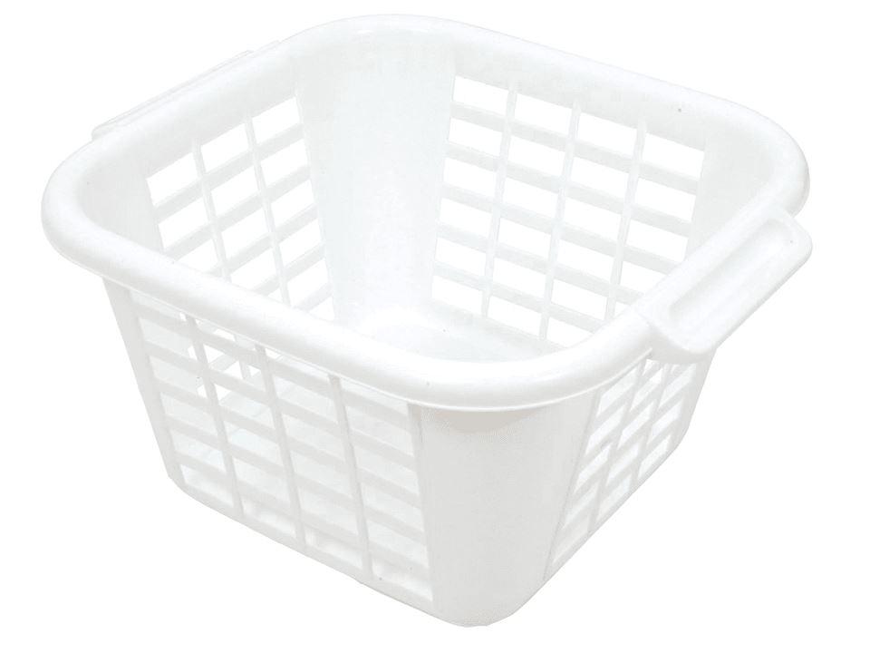 Addis - Square White Laundry Basket Laundry Baskets | Snape & Sons