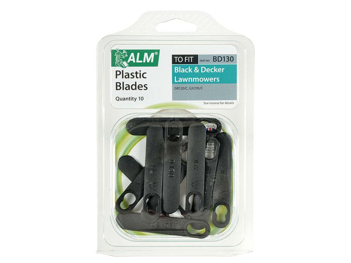 ALM - Plastic Mower Blades | Black & Decker A6172 Lawn Mower Spares | Snape & Sons