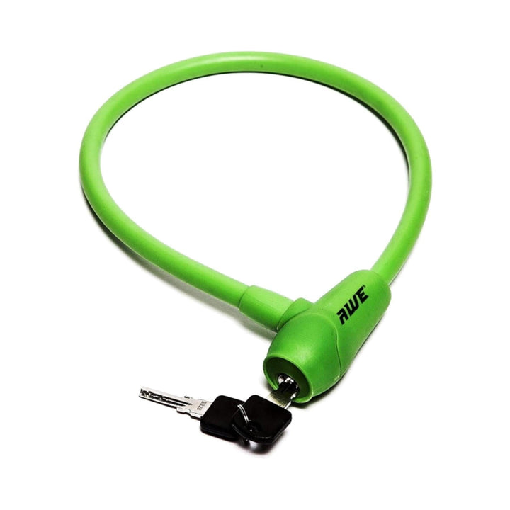 AWE Automatic Silicone Locking Cable Bicycle Locks | Snape & Sons