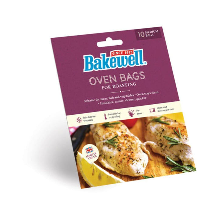 Bakewell - Medium Oven Roasting Bags 10 Pack Cooking Bags | Snape & Sons