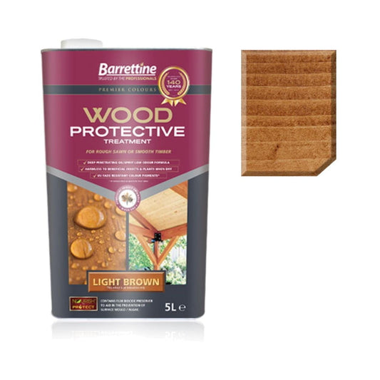 Wood Protective Treatment Light Brown 5L