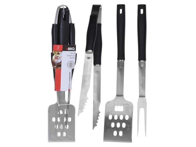 BBQ - BBQ Tool Set 3 Piece Barbecue Accessories | Snape & Sons