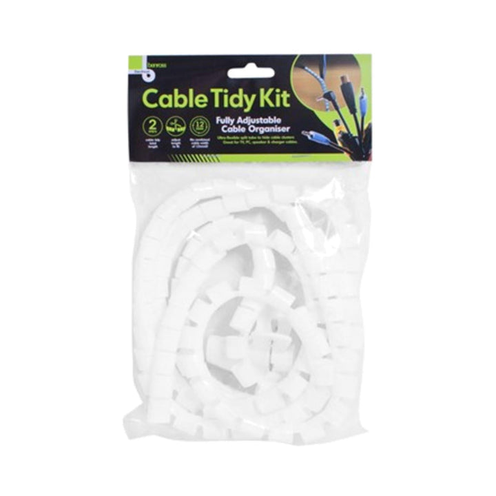 Benross - White 2m Cable Tidy Kit Cable Tidies | Snape & Sons