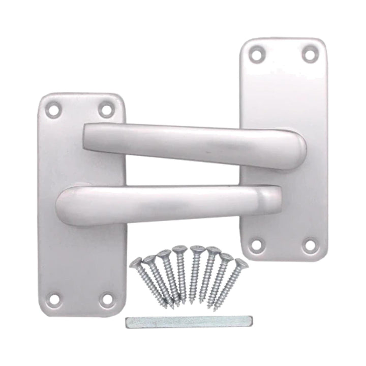 Best Hardware Aluminium 4in Handle Latch Set Door Handles | Snape & Sons