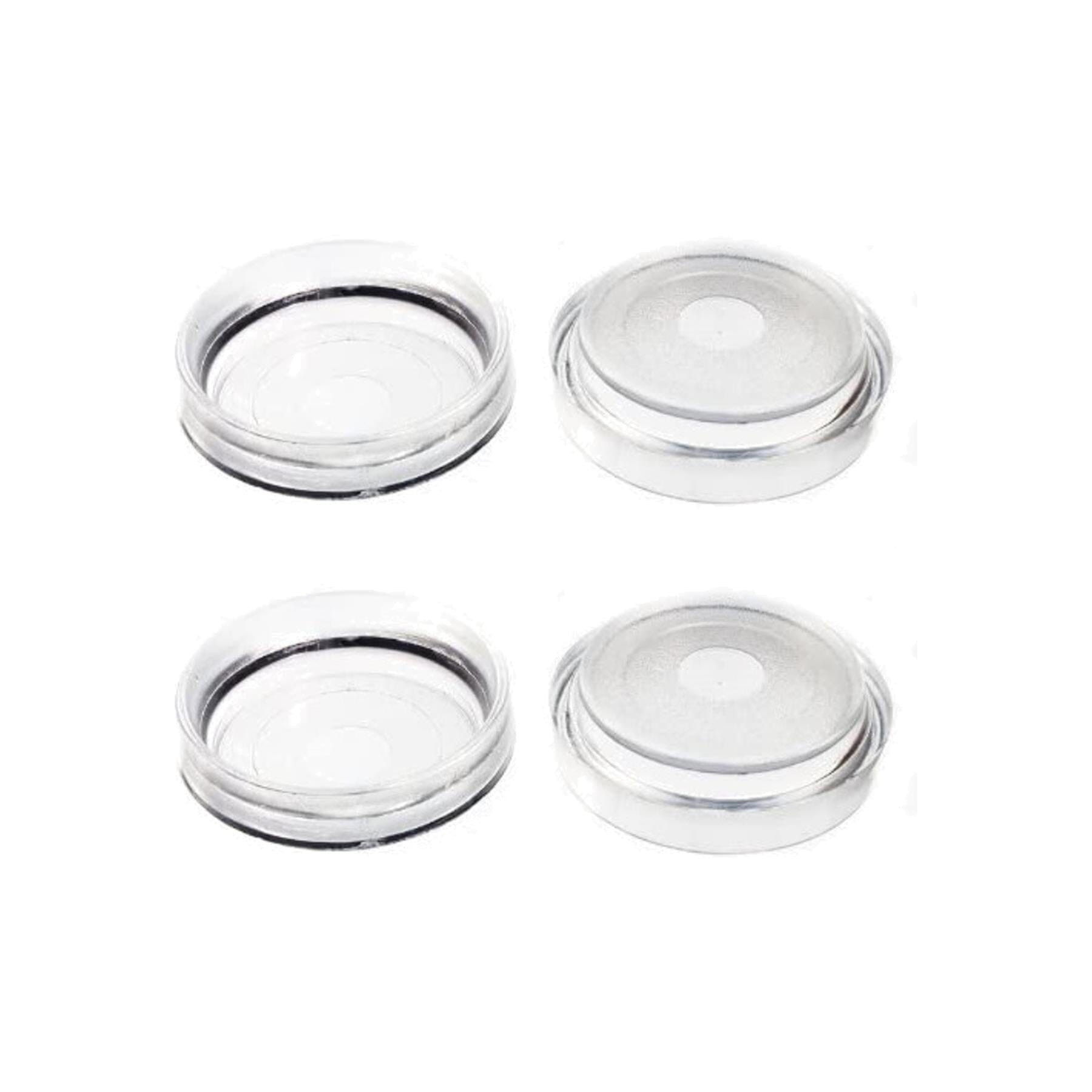 Best Hardware Clear 47mm Castor Cups 4 Pack Castor Cups | Snape & Sons
