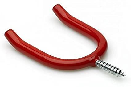 Best Hardware - Red Plastic Coated Double Arm Tool Hook Hooks | Snape & Sons