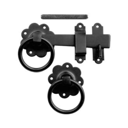Best Hardware - Ring Gate Latch Twisted 150mm (6") Gate Latches | Snape & Sons