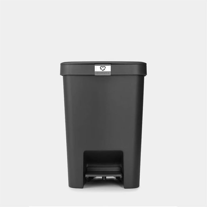 Brabantia 25L Step-up Pedal Bin Dark Grey Pedal Bins | Snape & Sons