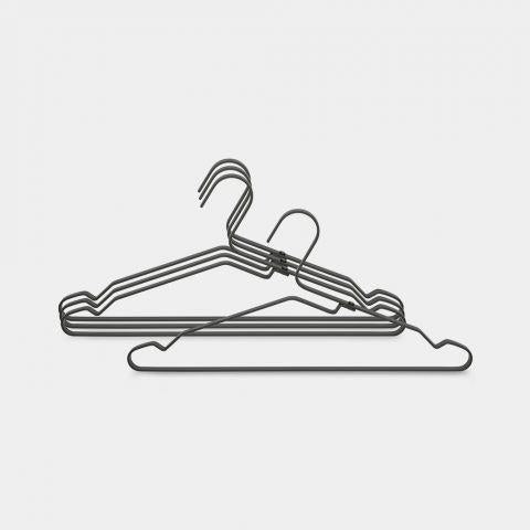 Brabantia - Aluminium Clothes Hangers 4 Pack Coat Hangers | Snape & Sons