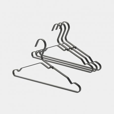 Brabantia - Aluminium Clothes Hangers 4 Pack Coat Hangers | Snape & Sons