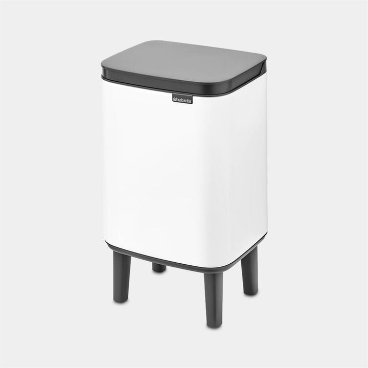 Brabantia Bo Hi Waste Bin 4 Litre White Cupboard Bins | Snape & Sons