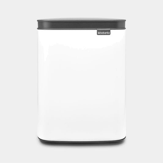Brabantia - Bo Wall-Mounted Waste Bin 4 litre White Cupboard Bins | Snape & Sons