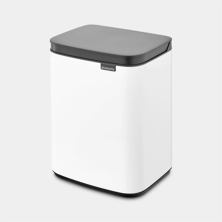 Brabantia - Bo Wall-Mounted Waste Bin 4 litre White Cupboard Bins | Snape & Sons