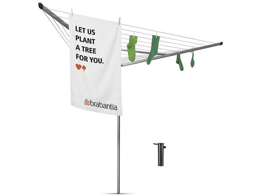 Brabantia - Essential Rotary Dryer 30m + Ground Tube Rotary Airers | Snape & Sons
