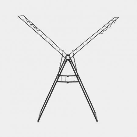 Brabantia - Hang-On 25m Drying Rack Airer Matt Black Clothes Airers | Snape & Sons