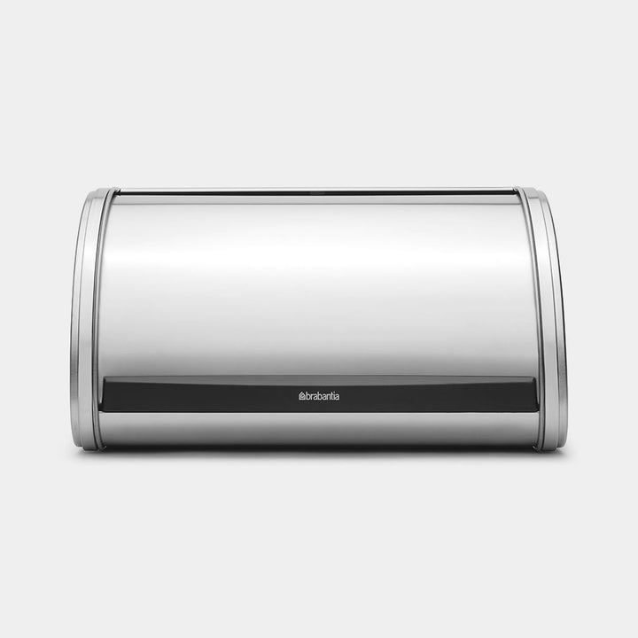 Brabantia - Medium Roll Top Bread Bin Matt Steel Bread Bins | Snape & Sons