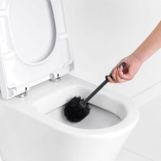 Brabantia ReNew Lavatory Brush Set Matt Stainless Steel Toilet Brushes | Snape & Sons