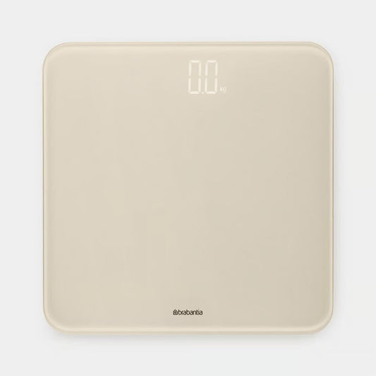 Brabantia ReNew Soft Beige Digital Bathroom Scale Bathroom Scales | Snape & Sons