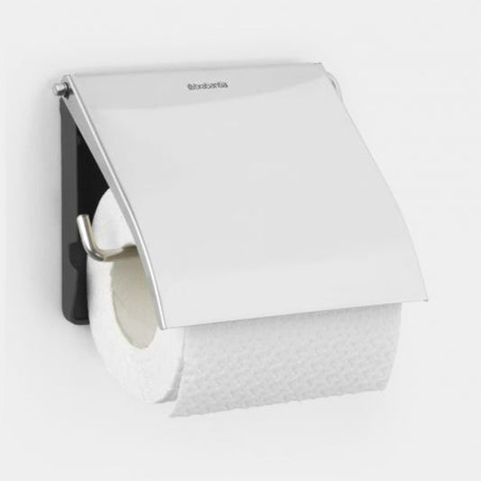 Brabantia ReNew Toilet Roll Holder Brilliant Steel Toilet Roll | Snape & Sons