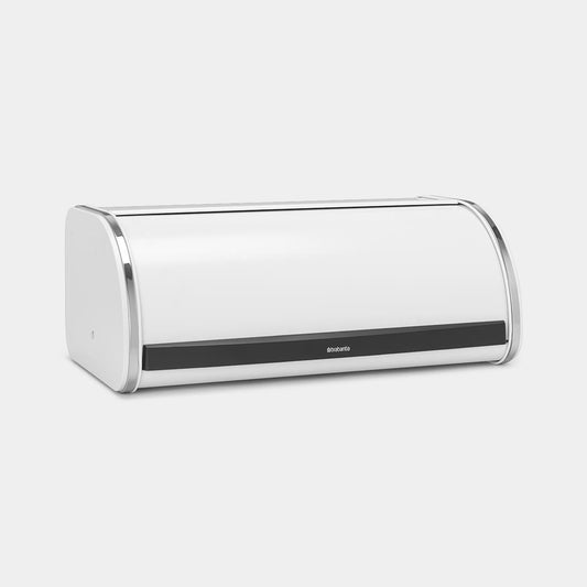 Roll Top Bread Bin White - Large