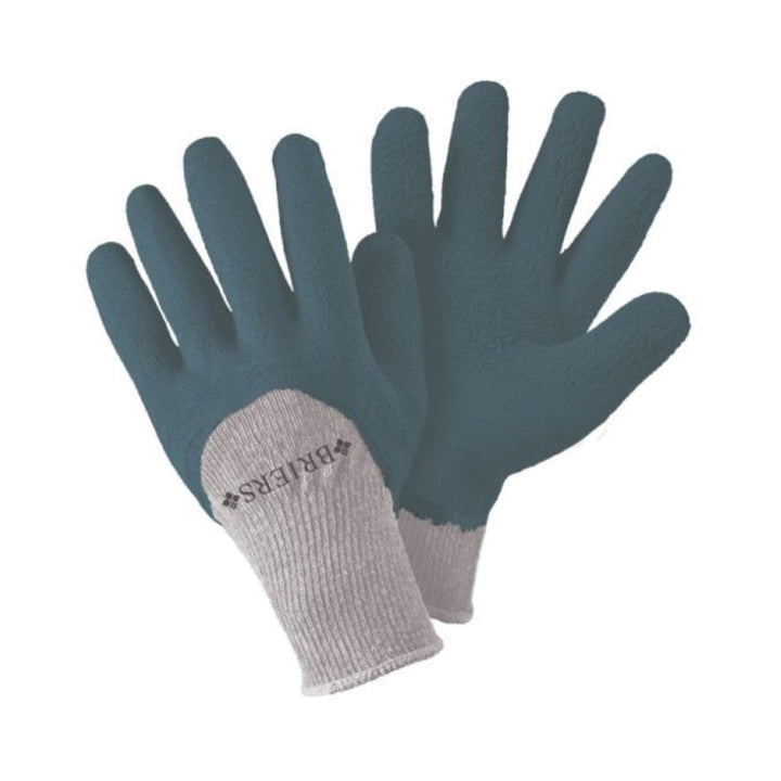 Briers Cosy Gardeners Large Glove Oxford Blue Twin Pack Gardening Gloves | Snape & Sons
