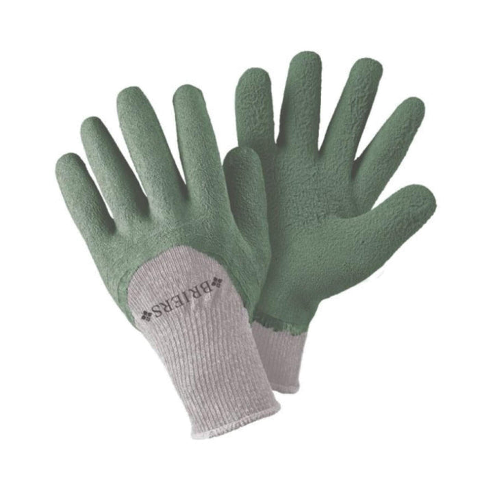 Briers Cosy Gardeners Medium Glove Sage Twin Pack Gardening Gloves | Snape & Sons
