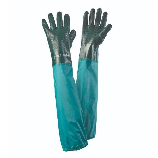 Briers - Full Length Drain Gauntlets Large / Size 9 Gardening Gloves | Snape & Sons
