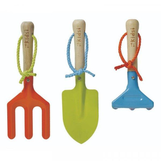 Kid's Fork, Trowel and Rake Set Snape & Sons