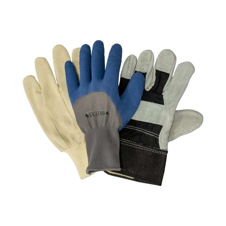 Briers Mens Multi Purpose Gloves Triple Pack Gardening Gloves | Snape & Sons
