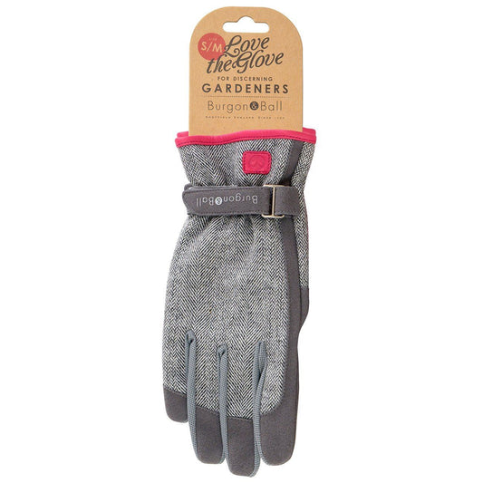 Burgon & Ball - Love the Glove Medium Ladies Tweed Gloves Gardening Gloves | Snape & Sons