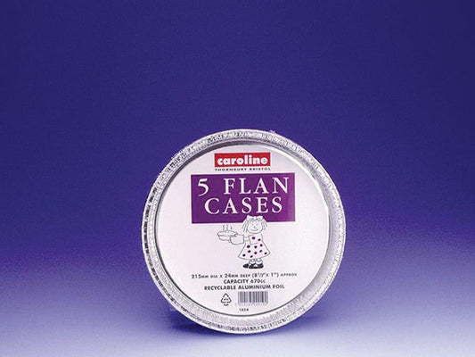 Caroline - Foil Flan Case 8in x5 Foil Dishes | Snape & Sons