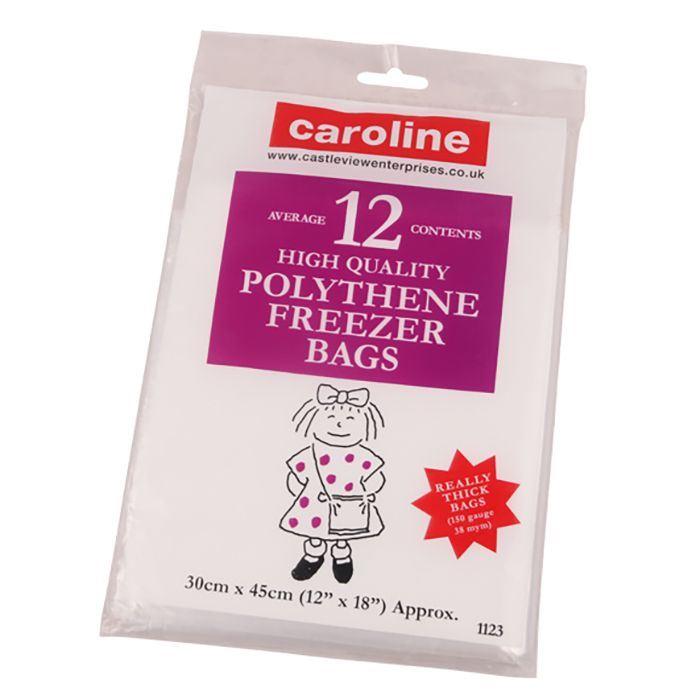 Caroline - Freezer Bags Jumbo x12 Food Bags | Snape & Sons
