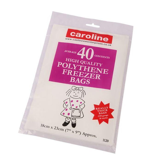 Caroline - Freezer Bags Small x40 Food Bags | Snape & Sons