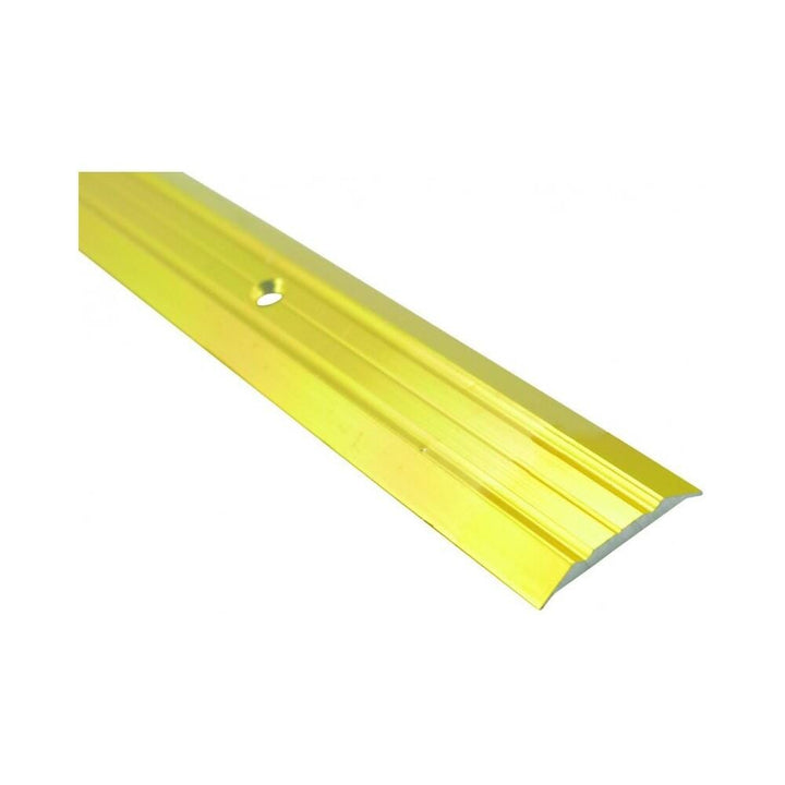 Centurion - 25mm Width Gold Lino Cover Strip Door Threshold Strips | Snape & Sons