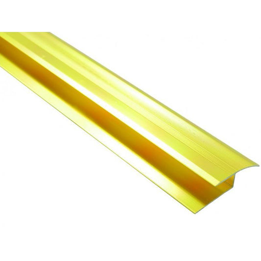 Centurion - Round Edge Floor Profile Gold Door Threshold Strips | Snape & Sons