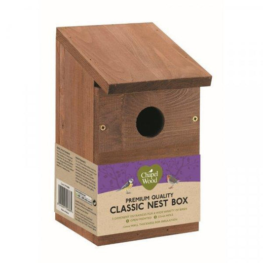 Chapelwood - Classic Nest Box Bird Nesting Boxes | Snape & Sons
