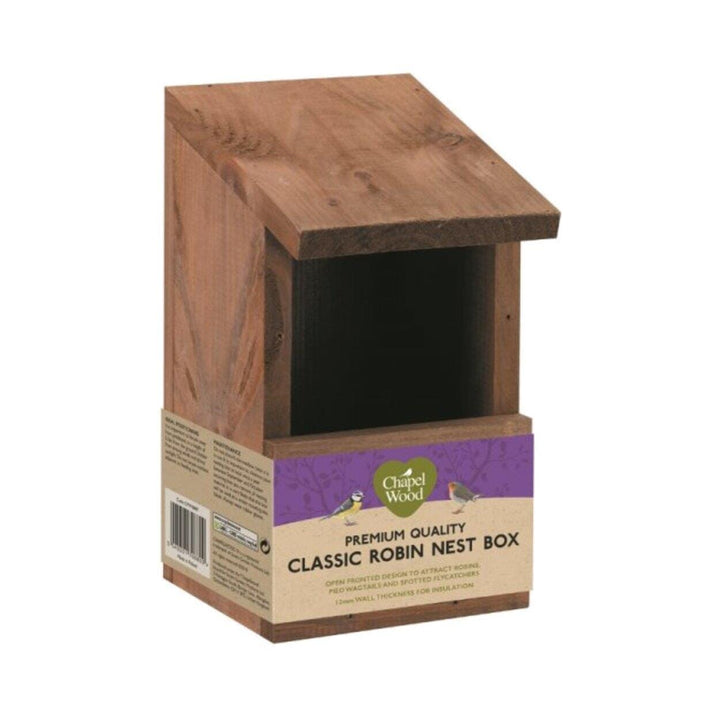 Chapelwood - Classic Robin Nest Box Bird Nesting Boxes | Snape & Sons