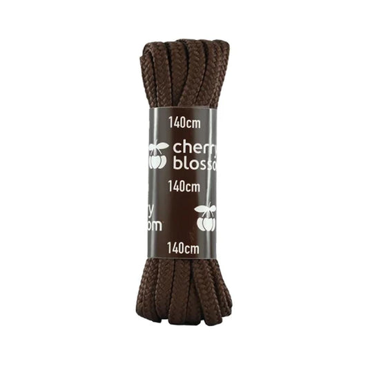 Cherry Blossom - Brown 140cm Round Shoe Lace Shoe Laces | Snape & Sons