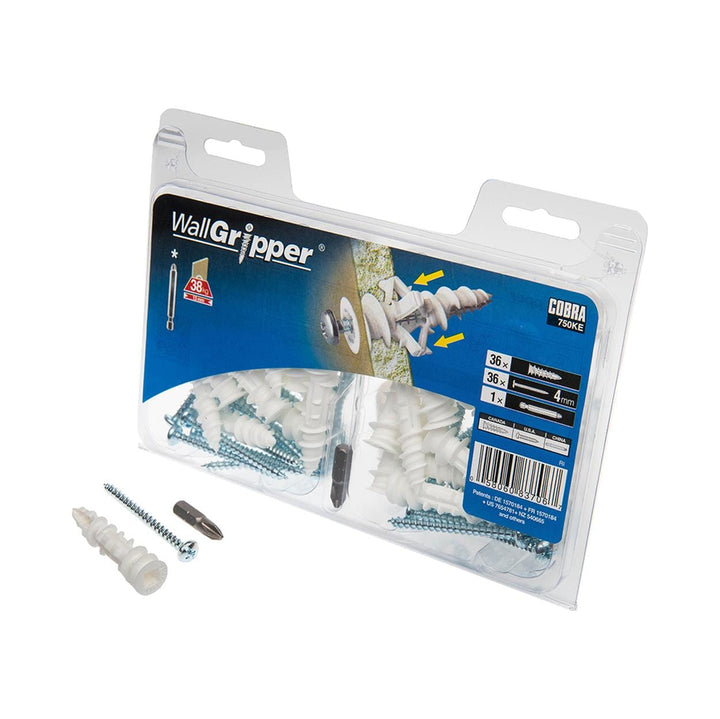 Cobra - WallGripper Cavity Fixing Kit Wall Plugs | Snape & Sons