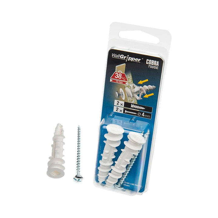 Cobra - WallGripper Cavity Fixings Twin Pack Wall Plugs | Snape & Sons