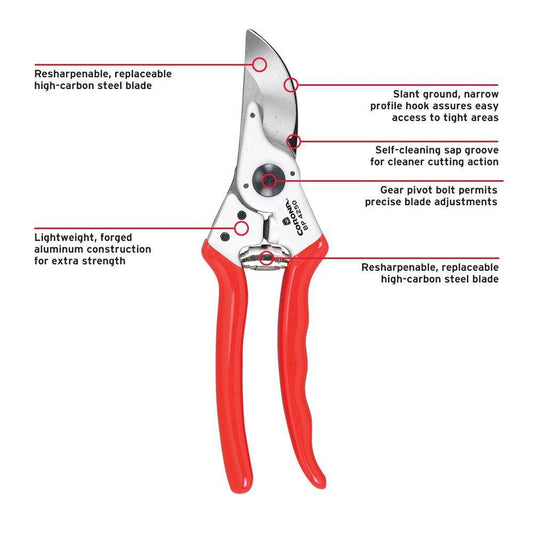 Corona Tools - MAX Forged Aluminium Everyday Bypass Secateur Pruner Secateurs | Snape & Sons